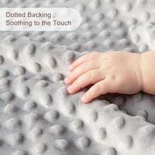 Load image into Gallery viewer, HOMRITAR Animals Baby Blanket for Boys Girls Double Layer Dotted Backing