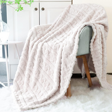Load image into Gallery viewer, 3D Fluffy Fuzzy Blanket for Baby, Soft Warm(30x40inch, Green)