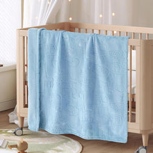 Load image into Gallery viewer, BORITAR Baby Blanket for Boys Girls Ultra Soft Fleece Warm and Lightweight Animal Blankets for Infant Toddler Newborn, 30x40 Inch, Blue
