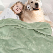 Load image into Gallery viewer, BORITAR Baby Blanket Elephant Animal for Boys Girls Ultra Soft Fleece Warm and Lightweight Blankets for Infant Toddler Newborn, 30x40 Inch, Green