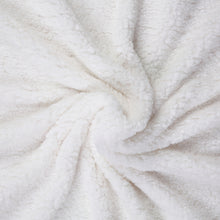 Load image into Gallery viewer, Minky Blanket with Sherpa Plush Backing (50 x 60 Inch, Lovely Grey Star)