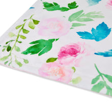 Load image into Gallery viewer, Receiving Blanket with Pink Floral Multicolor Printed Blanket 30 x 40 Inch(75x100cm)