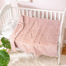 Load image into Gallery viewer, Soft Warm Cozy Fleece Blanket, Infant or Newborn Receiving Blanket (30x40inch, Pink)