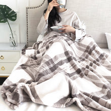 Load image into Gallery viewer, Lightweight Cozy Throw Blanket Warm Bed Blanket fit Sofa and Couch (50 x 60 inch, Mocha Grey)