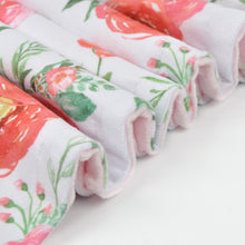 Load image into Gallery viewer, Receiving Blanket with Pink Floral Multicolor Printed Blanket 30 x 40 Inch(75x100cm)