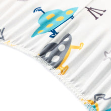 Load image into Gallery viewer, Jersey Knit Stretchy Fitted Crib Sheet for Baby Toddler Mattress Up to 8”Thickness