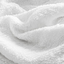 Load image into Gallery viewer, Sherpa Fleece Blanket for Couch Super Soft Warm Blanket with Plaid Design ( Black/White, 50 x 60 inch)