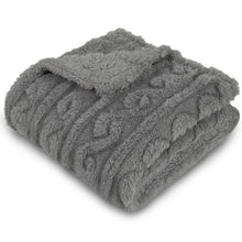 Load image into Gallery viewer, Soft Warm Cozy Flannel Fleece Warm Blanket, Infant or Newborn Receiving Blanket (30x40inch, Grey)