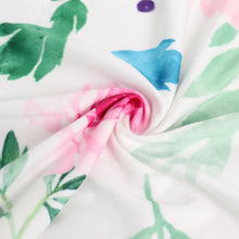 Load image into Gallery viewer, Super Soft Jersey Knit Crib Sheet with Floral Design 28"x 52"x 9''