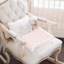 Load image into Gallery viewer, Sherpa Fleece Blanket Ultra Luxurious Throw Blanket (50 x 60 Inch, Lovely Pink Star)