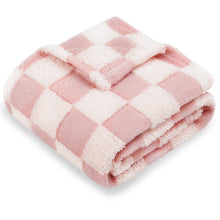 Load image into Gallery viewer, HOMRITAR Checkerboard Toddlers Blanket Super Soft Baby Blanket for Boys Girls 380GSM
