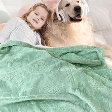 Load image into Gallery viewer, BORITAR Baby Blanket for Boys Girls Ultra Soft Fleece Warm and Lightweight Animal Blankets for Infant Toddler Newborn, 30x40 Inch, Sage Green
