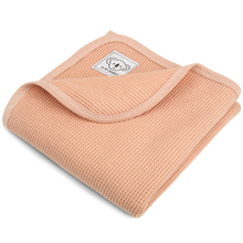 Load image into Gallery viewer, HOMRITAR 100% Cotton Blanket Waffle Baby Blanket for Unisex with Koala Design Baby Gift for Newborn Toddler 30 x 30 Inch
