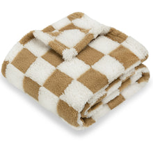 Load image into Gallery viewer, HOMRITAR Checkerboard Toddlers Blanket Super Soft Baby Blanket for Boys Girls 380GSM
