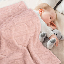 Load image into Gallery viewer, Soft Warm Cozy Fleece Blanket, Infant or Newborn Receiving Blanket (30x40inch, Pink)
