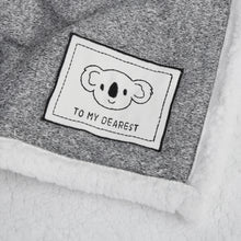 Load image into Gallery viewer, Baby Blanket with Plush Sherpa Fleece for Boys and Girls (30 x 40inch,Grey)
