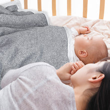 Load image into Gallery viewer, Baby Blanket with Plush Sherpa Fleece for Boys and Girls (30 x 40inch,Grey)
