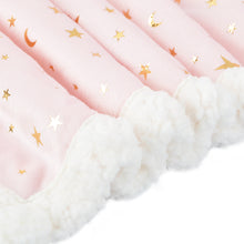 Load image into Gallery viewer, Sherpa Fleece Blanket Ultra Luxurious Throw Blanket (50 x 60 Inch, Lovely Pink Star)
