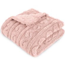 Load image into Gallery viewer, Soft Warm Cozy Fleece Blanket, Infant or Newborn Receiving Blanket (30x40inch, Pink)

