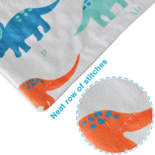 Load image into Gallery viewer, Baby Blanket for Kids Super Soft Minky Blanket with Dinosaurs Multicolor Printed 30 x 40 inch(75x100cm)
