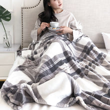 Load image into Gallery viewer, HOMRITAR Throw Blanket Super Soft Cozy Luxury Bed Blanket Dark Grey
